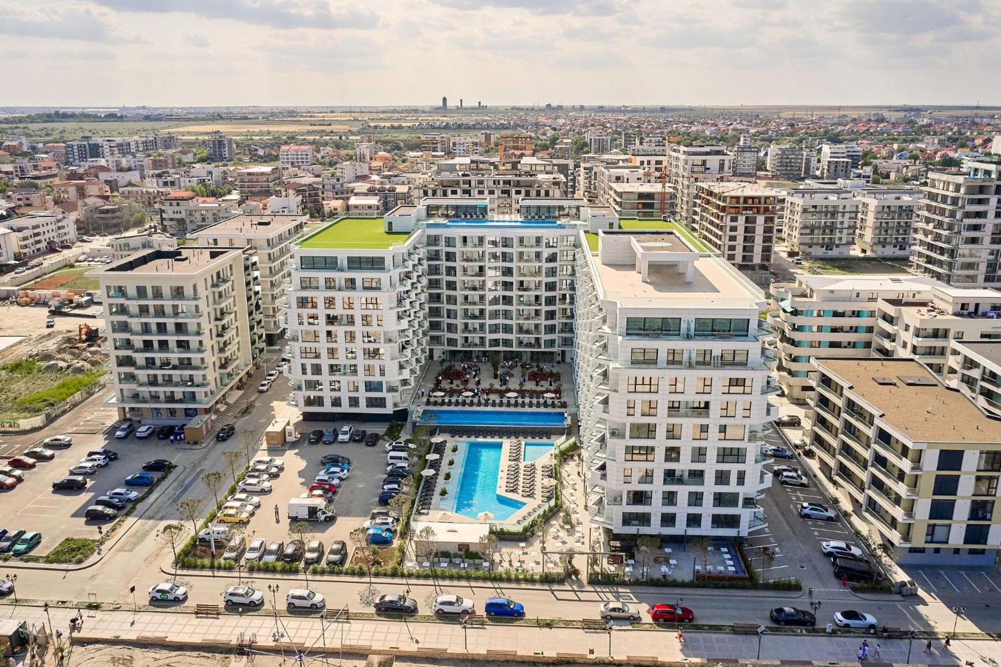 Summer Residence Apartment In Infinity Beach Resort - Parking Mamaia Exterior foto